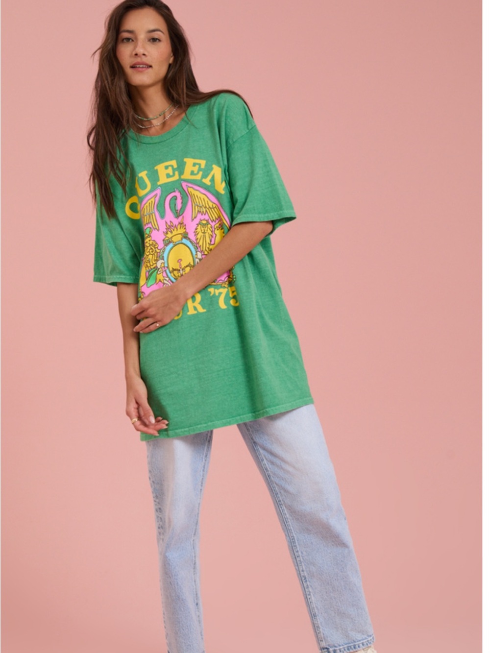 Altar’d State Queen Tour ‘75 Oversized Graphic Tee